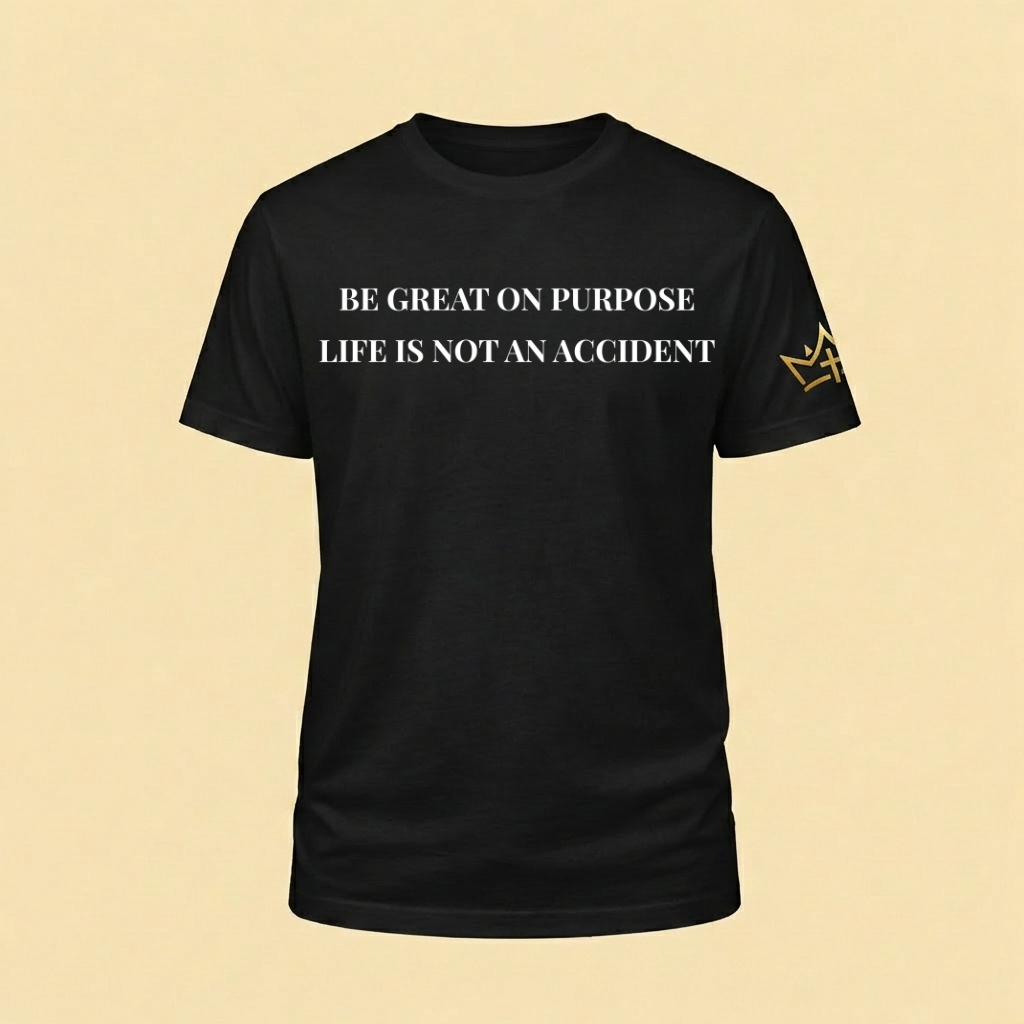 Be Great On Purpose Unisex Tee - Black Edition