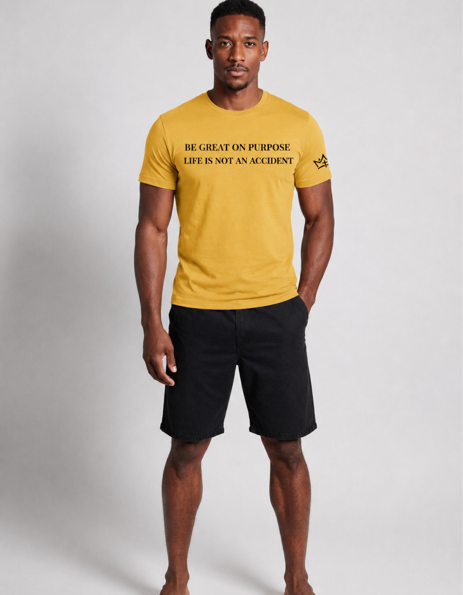 Be Great On Purpose Unisex Tee - Gold Edition