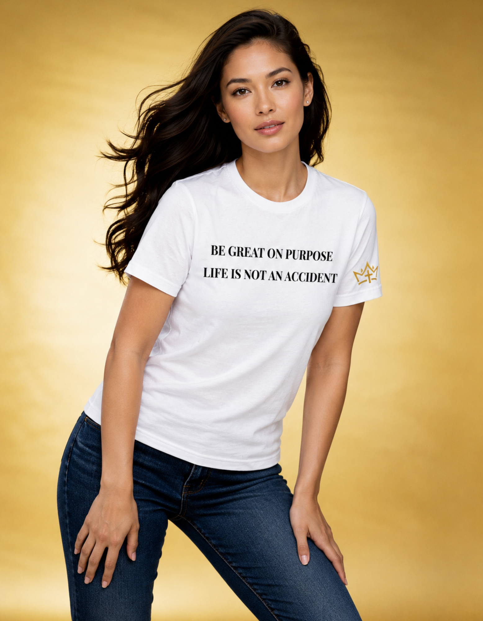 Be Great On Purpose Unisex Tee - White Edition