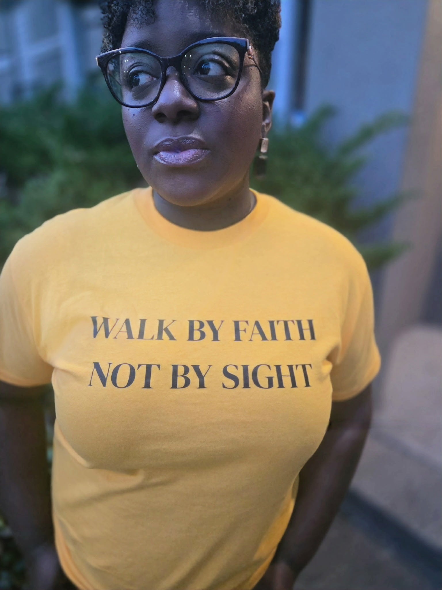 Walk By Faith Unisex Tee - Gold Edition